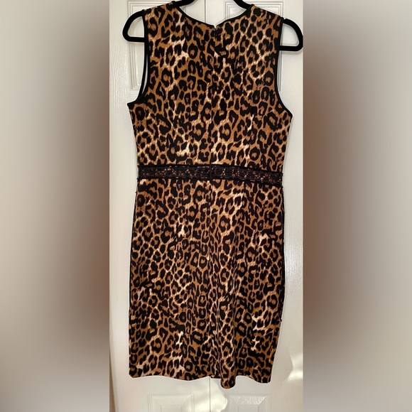 Leopard Dress black lace overlay - Picture 3 of 4